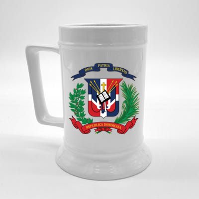 Dominican Republic Flag National Emblem Republica Dominicana Cool Gift Beer Stein