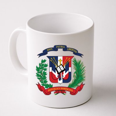 Dominican Republic Flag National Emblem Republica Dominicana Cool Gift Coffee Mug