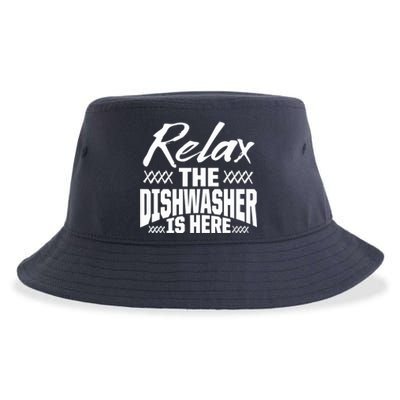 Dishwasher Relax Funny Dishwashing Gift Sustainable Bucket Hat