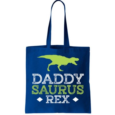 Daddysaurus Rex Funny Fathers Day Dad Gift Tote Bag