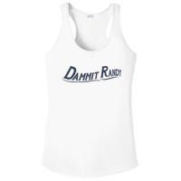 Dammit Randy Funny Ladies PosiCharge Competitor Racerback Tank