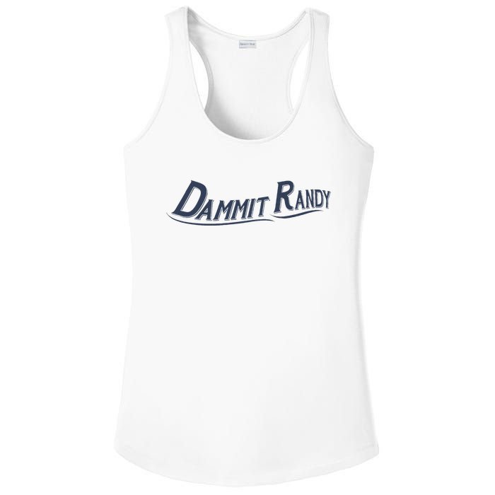 Dammit Randy Funny Ladies PosiCharge Competitor Racerback Tank