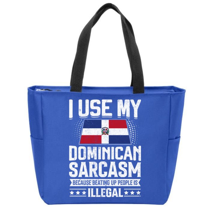 Dominican Republic Flag Souvenirs For Dominicans And Gift Zip Tote Bag