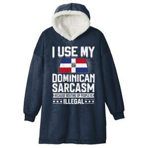 Dominican Republic Flag Souvenirs For Dominicans And Gift Hooded Wearable Blanket