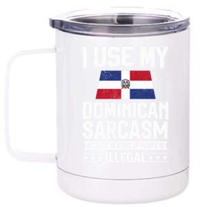 Dominican Republic Flag Souvenirs For Dominicans And Gift 12 oz Stainless Steel Tumbler Cup