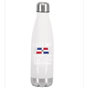 Dominican Republic Flag Souvenirs For Dominicans And Gift Stainless Steel Insulated Water Bottle