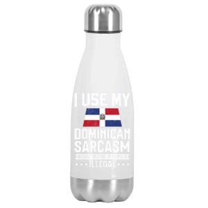 Dominican Republic Flag Souvenirs For Dominicans And Gift Stainless Steel Insulated Water Bottle