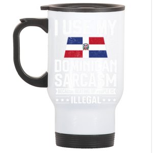 Dominican Republic Flag Souvenirs For Dominicans And Gift Stainless Steel Travel Mug