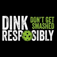 Dink Responsibly Funny Pickleball Dont Get Smashed 7-Panel Snapback Hat