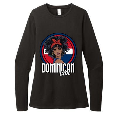 Dominican Republic Flag Republica Dominicana Gift Womens CVC Long Sleeve Shirt