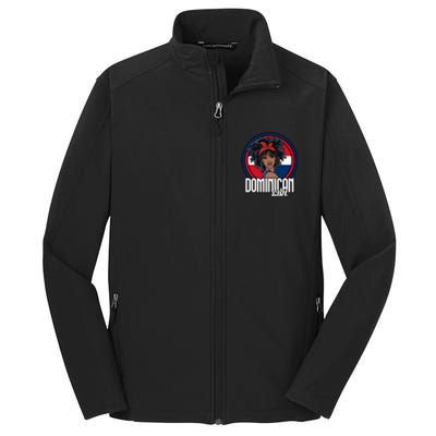 Dominican Republic Flag Republica Dominicana Gift Core Soft Shell Jacket