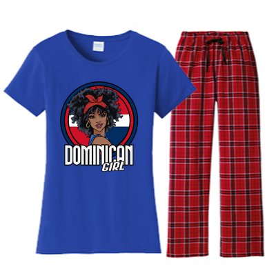 Dominican Republic Flag Republica Dominicana Gift Women's Flannel Pajama Set