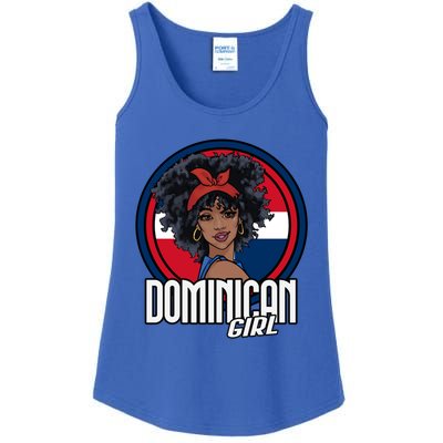 Dominican Republic Flag Republica Dominicana Gift Ladies Essential Tank