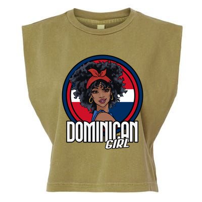 Dominican Republic Flag Republica Dominicana Gift Garment-Dyed Women's Muscle Tee