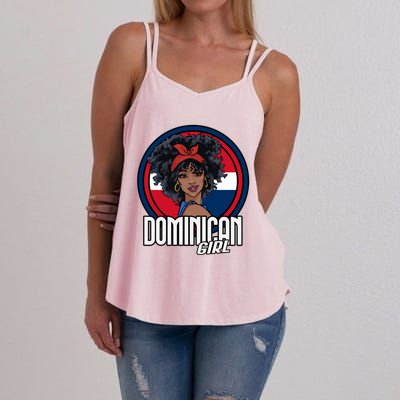 Dominican Republic Flag Republica Dominicana Gift Women's Strappy Tank