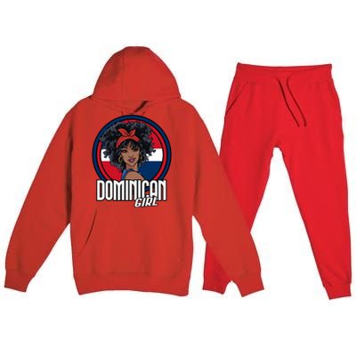 Dominican Republic Flag Republica Dominicana Gift Premium Hooded Sweatsuit Set