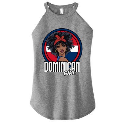 Dominican Republic Flag Republica Dominicana Gift Women's Perfect Tri Rocker Tank