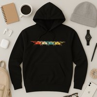 Drone Retro Flying Quadcopter Hoodie