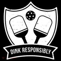 Dink Responsibly Funny Pickleball 16 in Basic Backpack