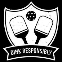 Dink Responsibly Funny Pickleball Bag