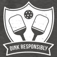 Dink Responsibly Funny Pickleball Vector Backpack