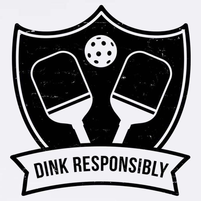 Dink Responsibly Funny Pickleball Performance Shirt