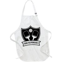Dink Responsibly Funny Pickleball Apron