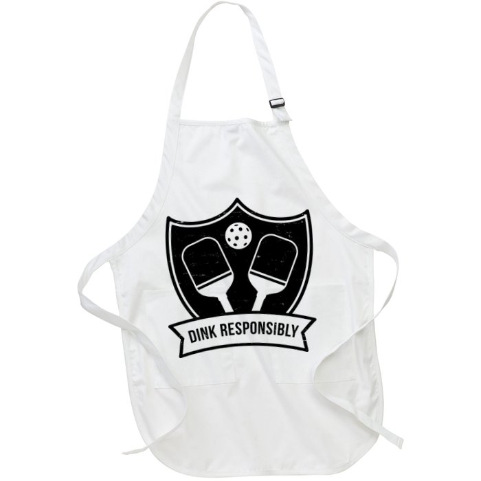 Dink Responsibly Funny Pickleball Apron