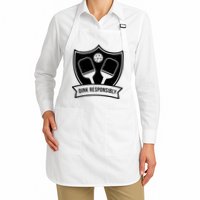 Dink Responsibly Funny Pickleball Apron