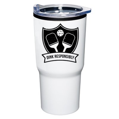 Dink Responsibly Funny Pickleball Tumbler