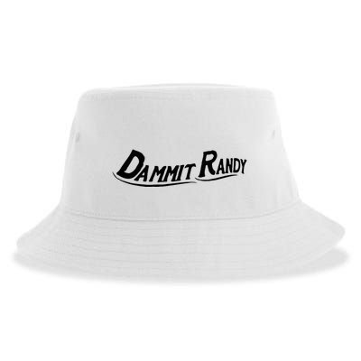 Dammit Randy Funny Sustainable Bucket Hat