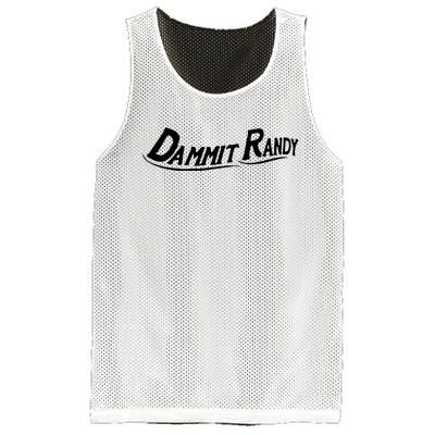 Dammit Randy Funny Mesh Reversible Basketball Jersey Tank