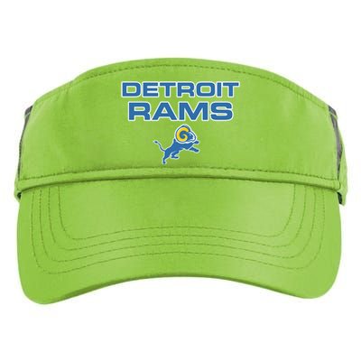 Detroit Rams Funny Adult Drive Performance Visor