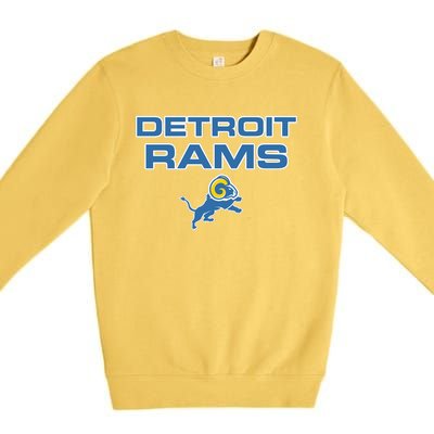 Detroit Rams Funny Premium Crewneck Sweatshirt