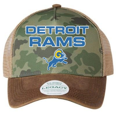 Detroit Rams Funny Legacy Tie Dye Trucker Hat