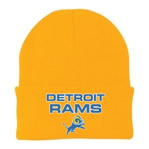 Detroit Rams Funny Knit Cap Winter Beanie