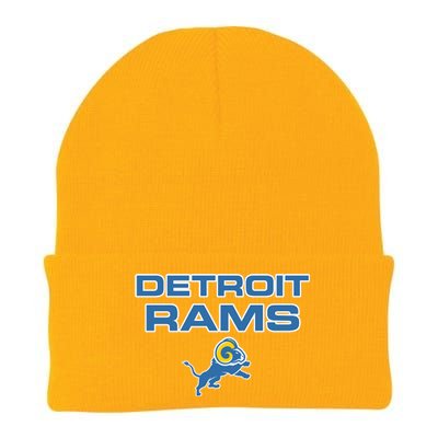 Detroit Rams Funny Knit Cap Winter Beanie