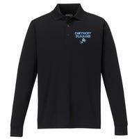 Detroit Rams Funny Performance Long Sleeve Polo