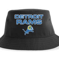 Detroit Rams Funny Sustainable Bucket Hat