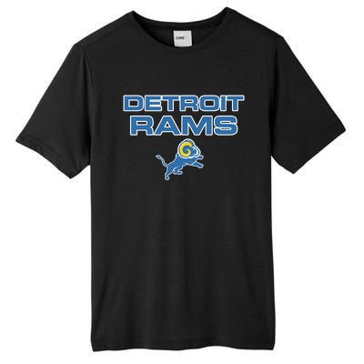 Detroit Rams Funny Tall Fusion ChromaSoft Performance T-Shirt