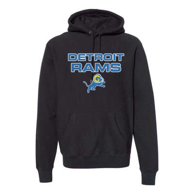 Detroit Rams Funny Premium Hoodie