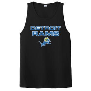 Detroit Rams Funny PosiCharge Competitor Tank