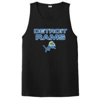 Detroit Rams Funny PosiCharge Competitor Tank