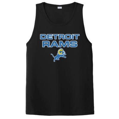 Detroit Rams Funny PosiCharge Competitor Tank