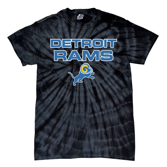 Detroit Rams Funny Tie-Dye T-Shirt