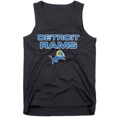 Detroit Rams Funny Tank Top