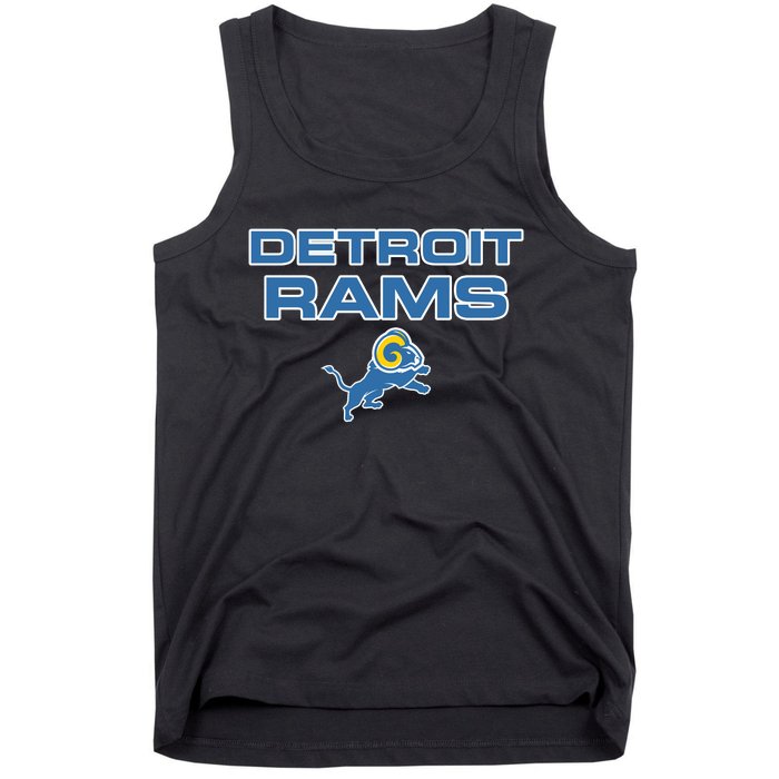 Detroit Rams Funny Tank Top