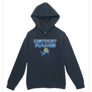 Detroit Rams Funny Urban Pullover Hoodie