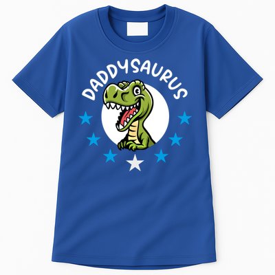 Daddysaurus Rex For Dads Funny Gift Tall T-Shirt