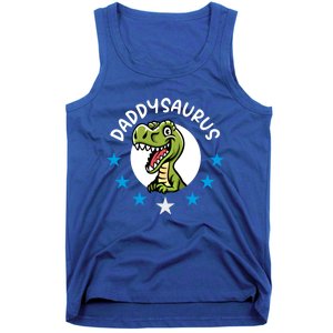 Daddysaurus Rex For Dads Funny Gift Tank Top